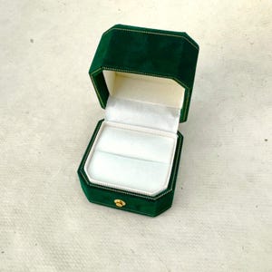 Velvet Ring Box | Wedding Gift |  Engagement Ring Box | Wedding Ring Box | Proposal Ring Bearer |