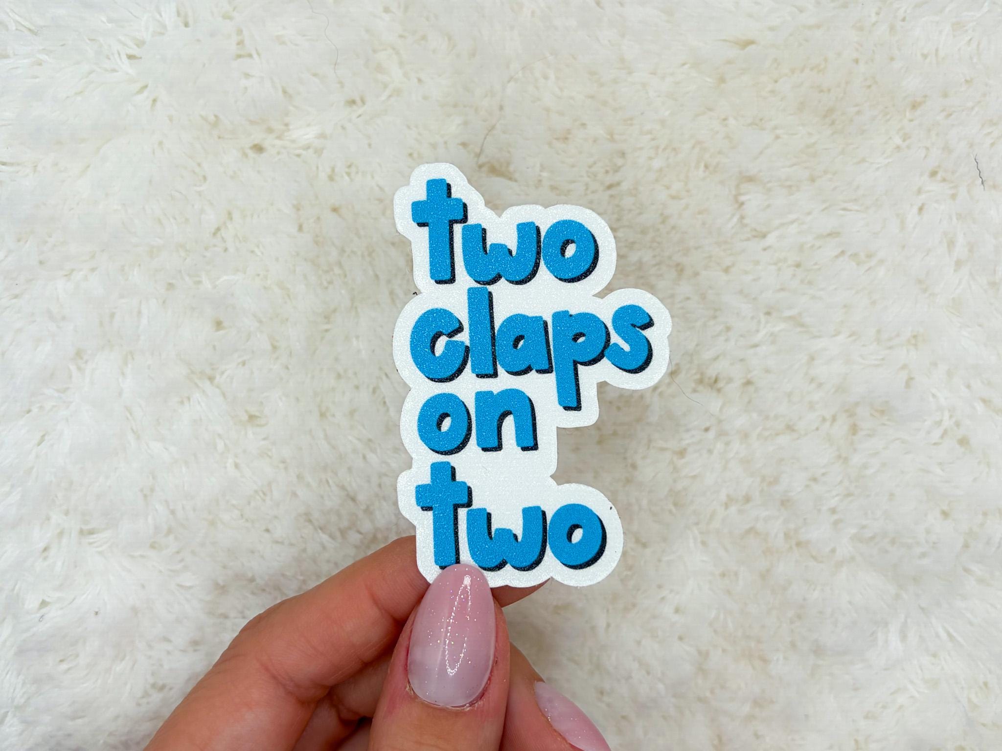 Two Claps Sticker | Two Claps on Two | Burn Gym Sticker | Kindle ...