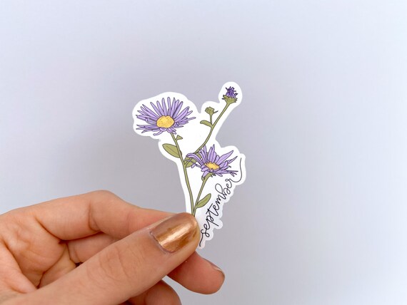 Spring and Flower Sticker Pack - Nine Cute Flower Stickers