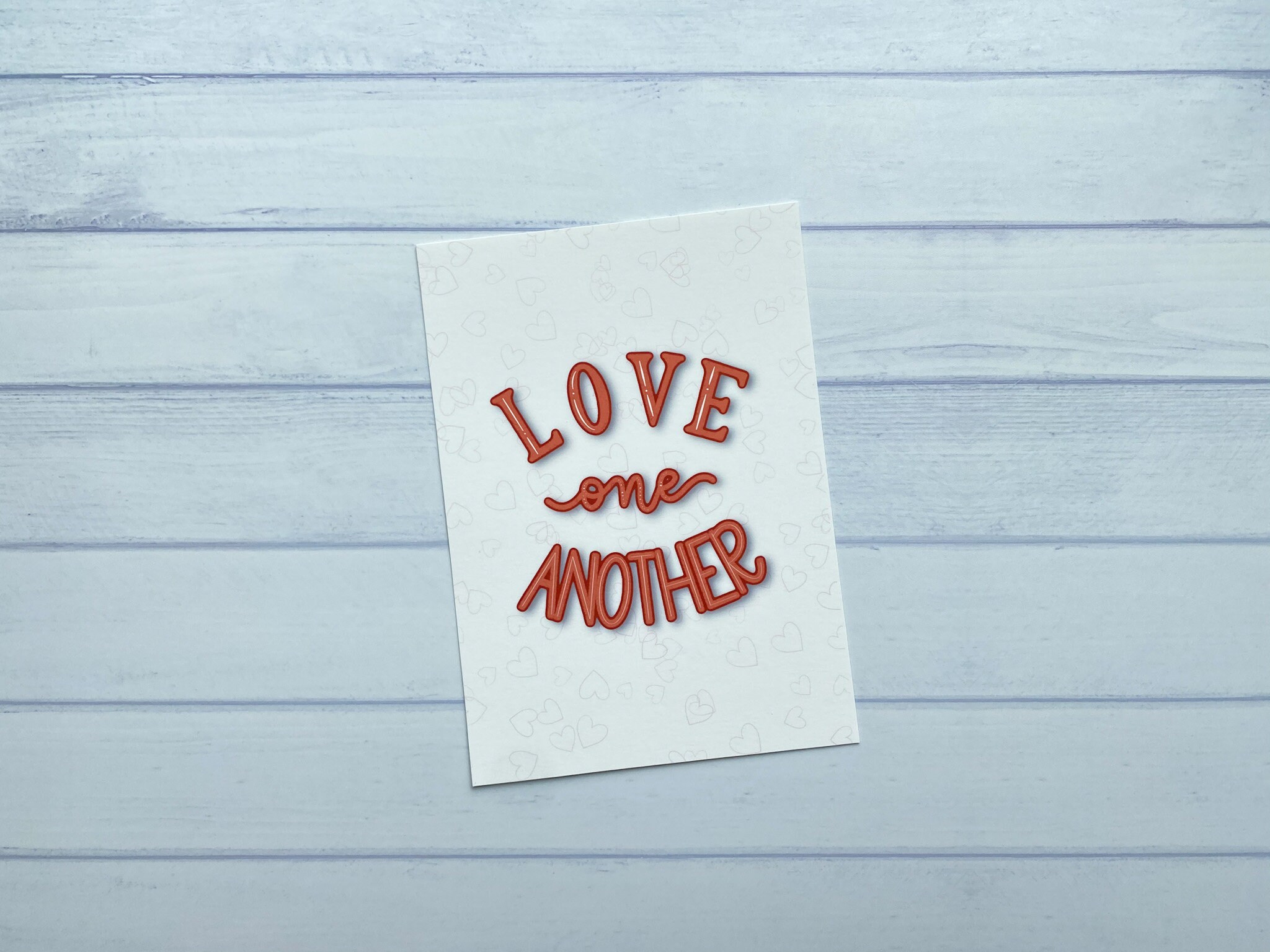 Love One Another 5x7 Print Wall Decor Wall Art Prints Etsy UK