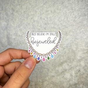 Bejeweled Sticker | Midnights Sticker | Swift Sticker | Era Sticker | Vinyl Sticker | Sticker for WaterBottle | Kindle Sticker | Laptop