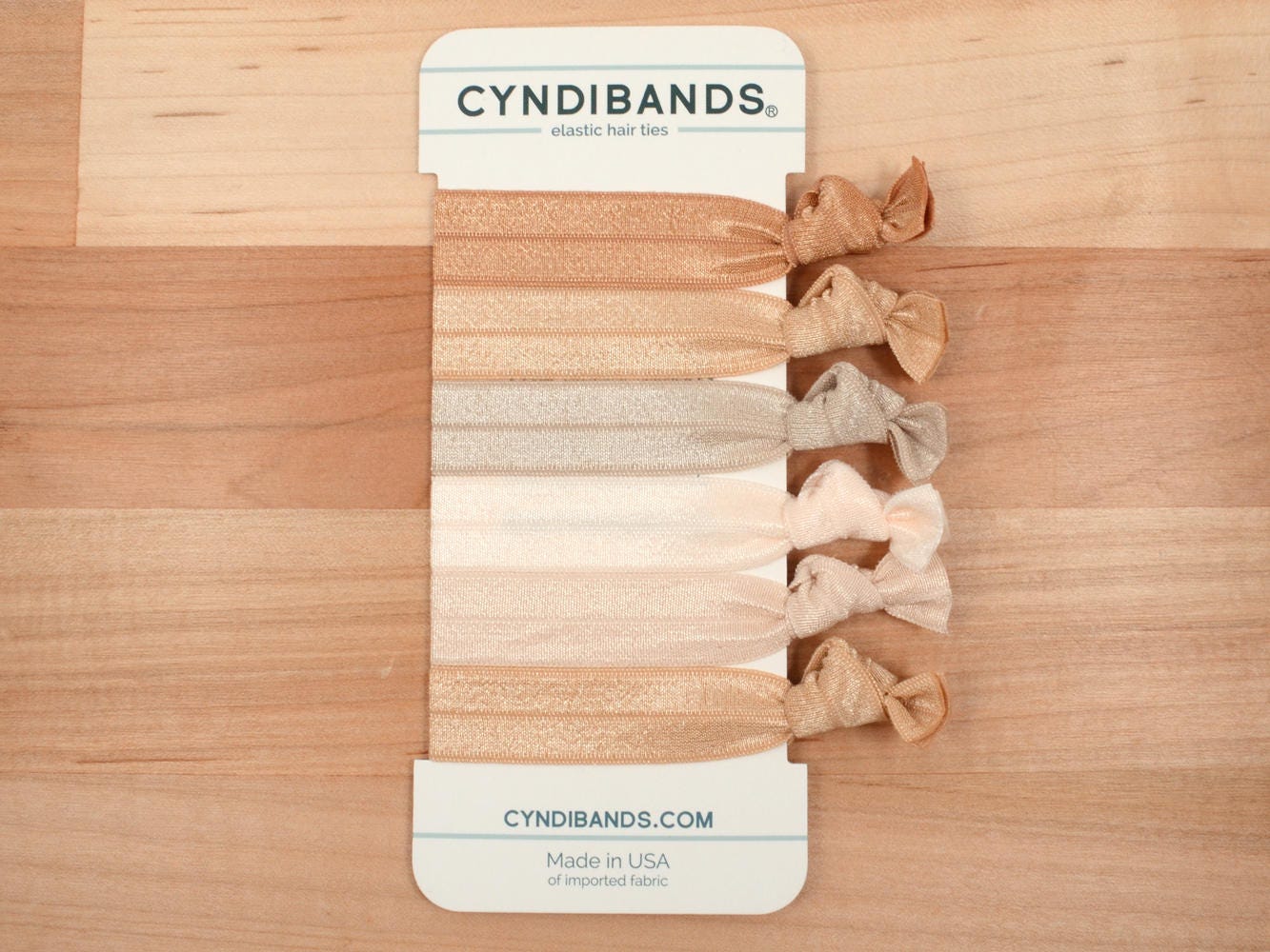 Cyndibands Blonde Hair Ties 6 Count Etsy