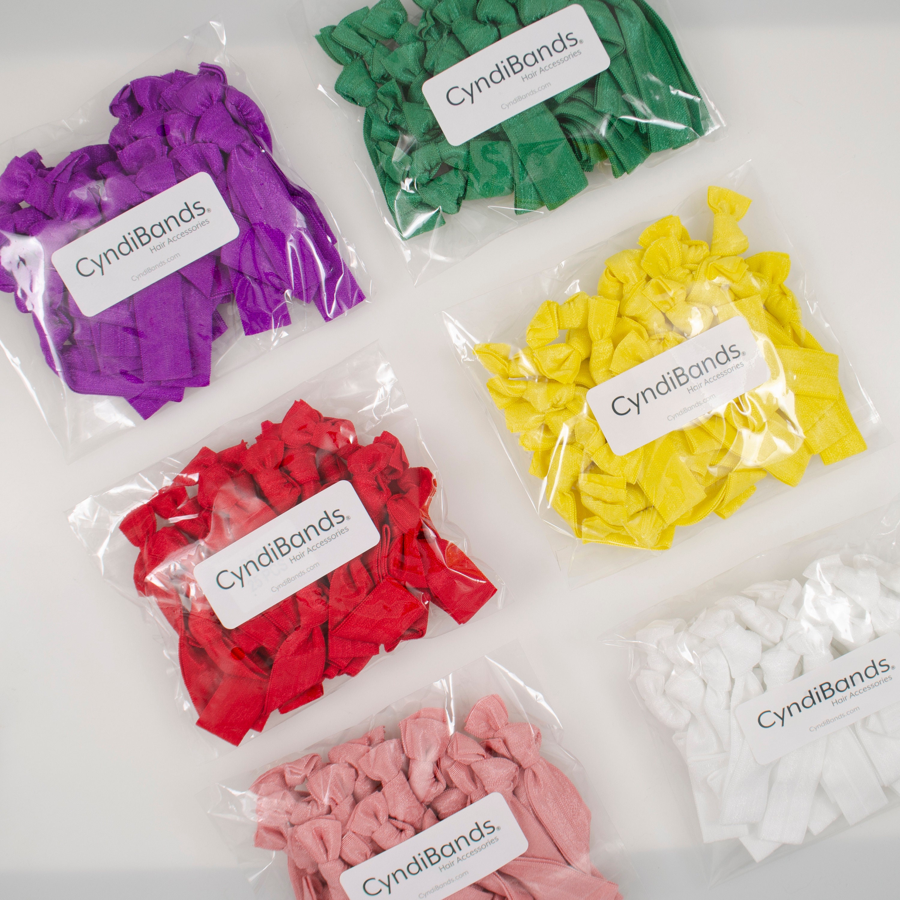 Hair Ties Knotted Ribbon Nocrease Nosnag Bulk Loose Elastic Etsy