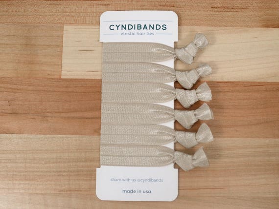 Ash Blonde Match Your Hair Color Ponytail Holders 6 Hair Etsy