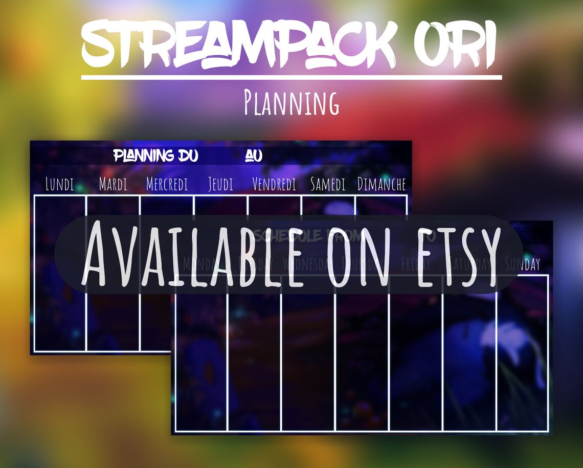 Premade Streampack ORI Animated Loading Screne Overlays and - Etsy