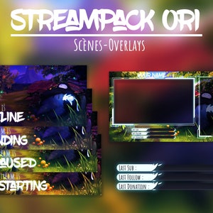 Premade Streampack ORI Animated Loading Screne, Overlays and Scenes ...