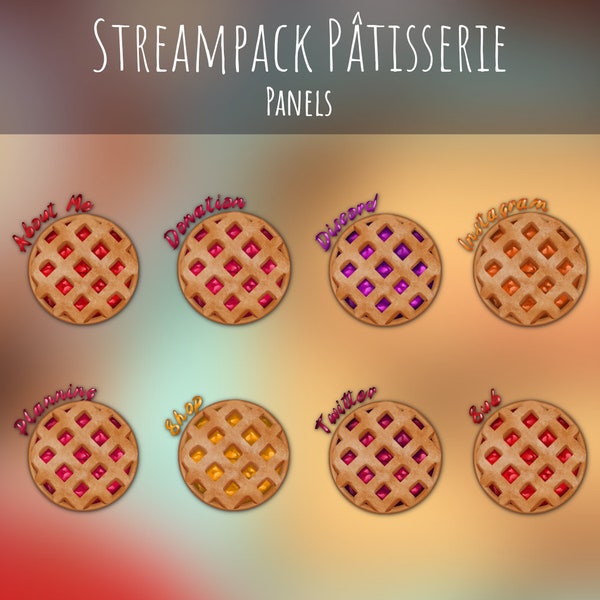 Streampack Pâtisserie | Panels