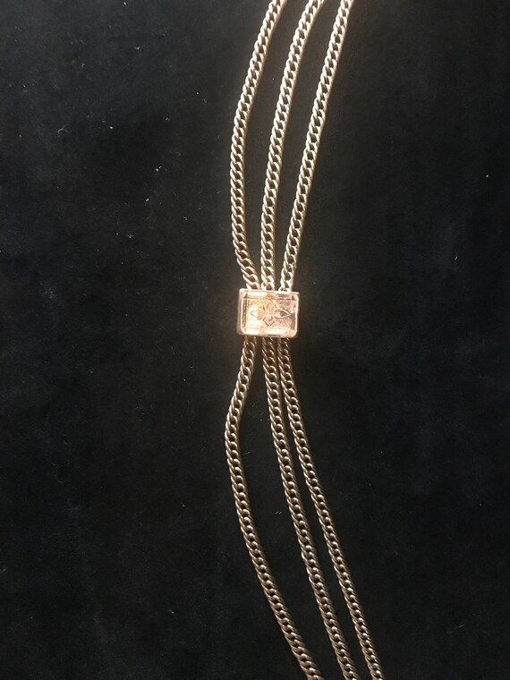antique watch chain, key, and fob Gem