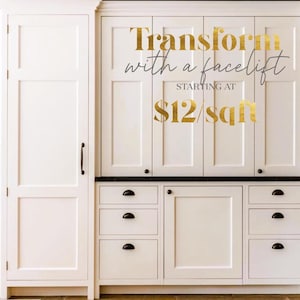 Shaker Style Replacement Cabinet Doors--Custom Sizes Available