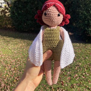 Handmade crochet fairy, pixie, amigurumi, doll