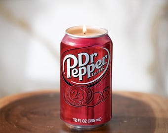 Dr. Pepper Duftkerze: Grüne Getränkedose, lustiges Geschenk