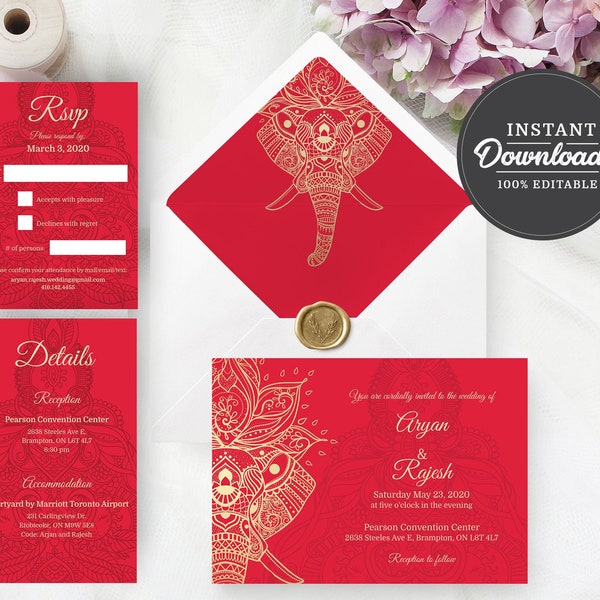 indian-wedding-invitations-etsy