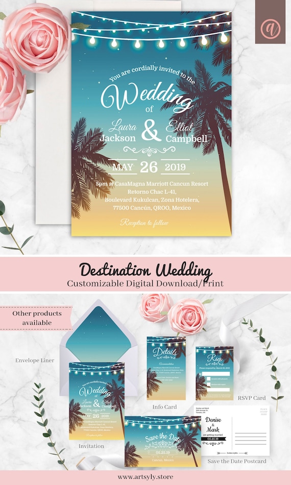 Beach Wedding Seating Chart