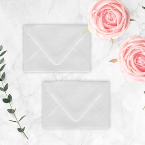 Envelope Packs of 25, A7/A6 envelopes, rsvp envelopes, 5x7 envelope, 4x6 envelope, wedding envelopes, invitation envelopes, party envelopes