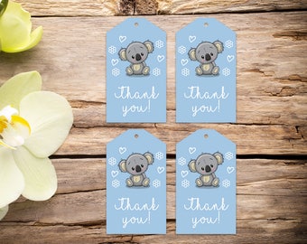 Baby Boy Shower Tags, baby shower favors, baby shower, favor tags, party tags, thank you tags, party favor tags, printable tags