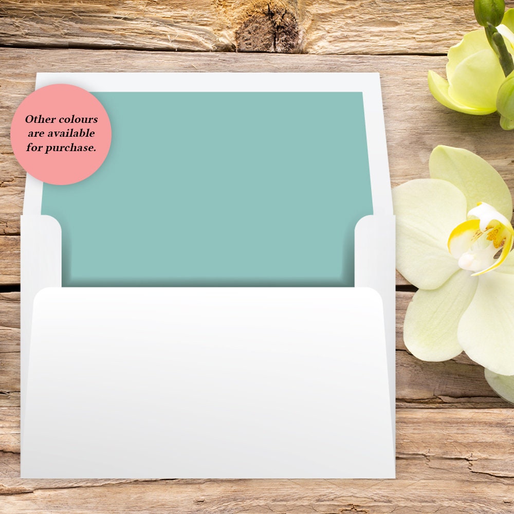Printable A7 Envelope Liner Square Flap Envelope Liner Etsy