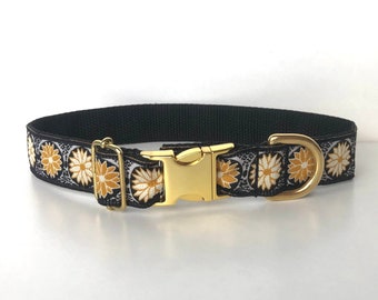Golden Lotus Dog Collar