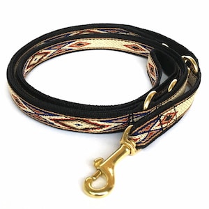 Native Brown brede verstelbare multifunctionele hondenriem van 18 mm/0,8 inch