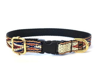 Native Brown Thin Dog Collar