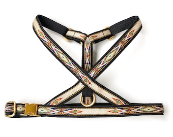 Native Yellow dog harness with 3/4" straps (18 mm)