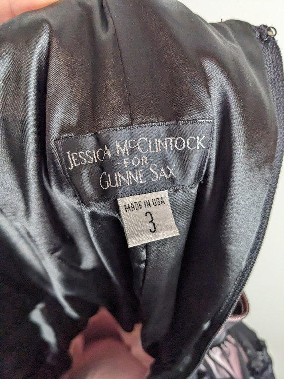 Vintage Y2K Jessica McCLintock for Gunne Sax Blac… - image 8