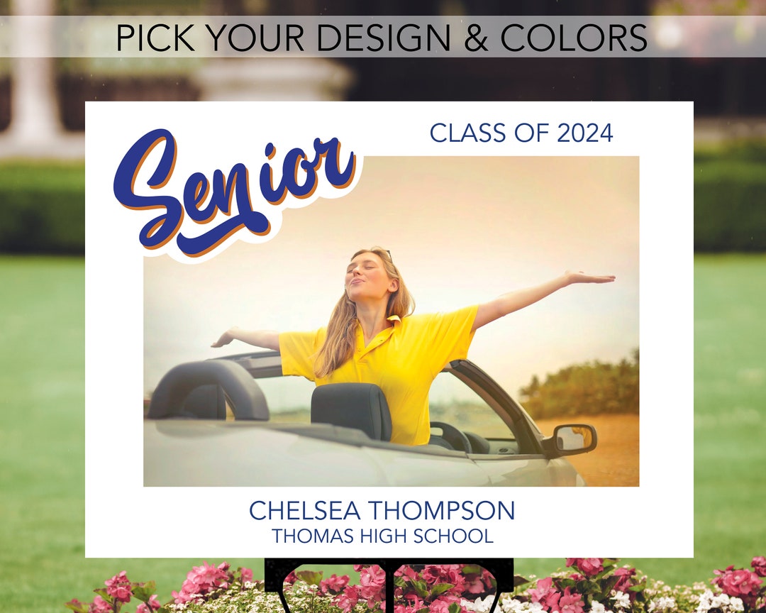 Class of 2024 Senior 2024 Yard Sign, Graduation Yard Sign, 24 X 18 Yard ...