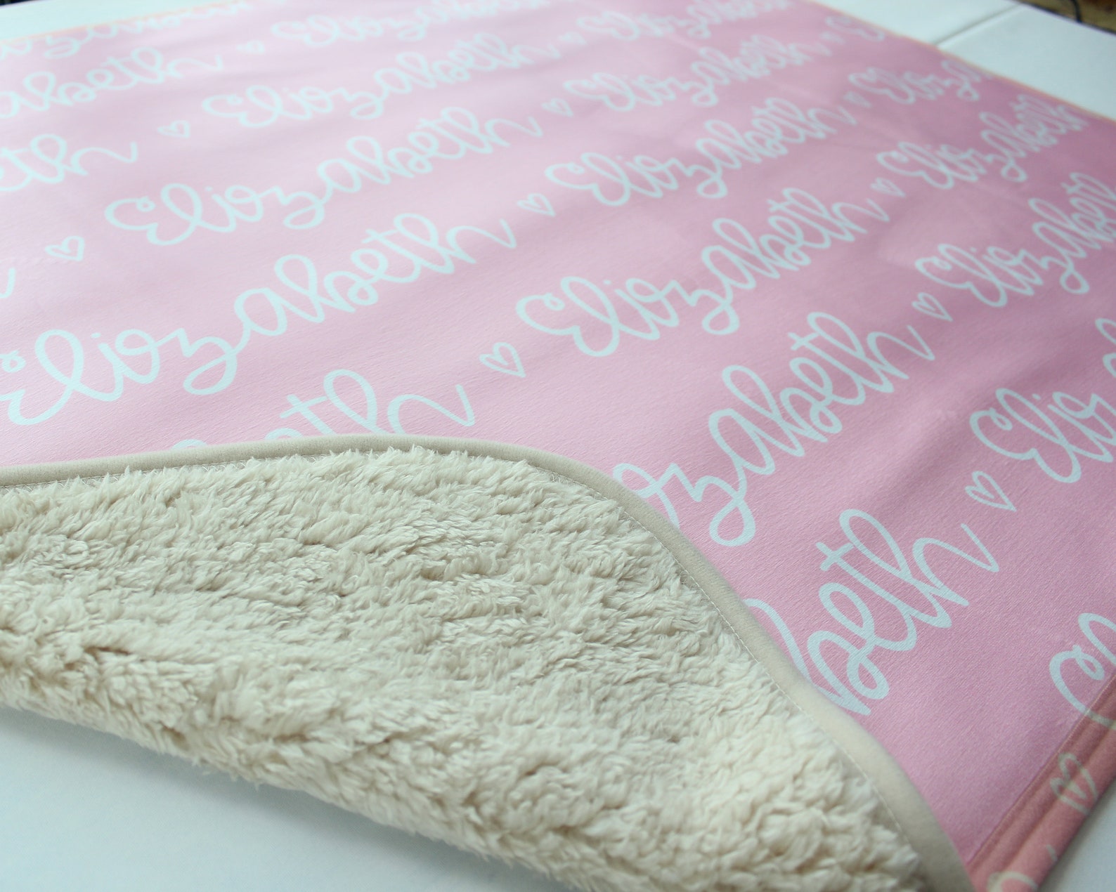 Personalized Baby Blanket Baby Name Blanket Custom Baby Etsy