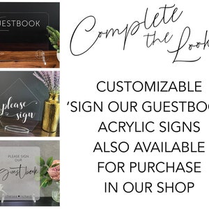Guestbooks for weddings