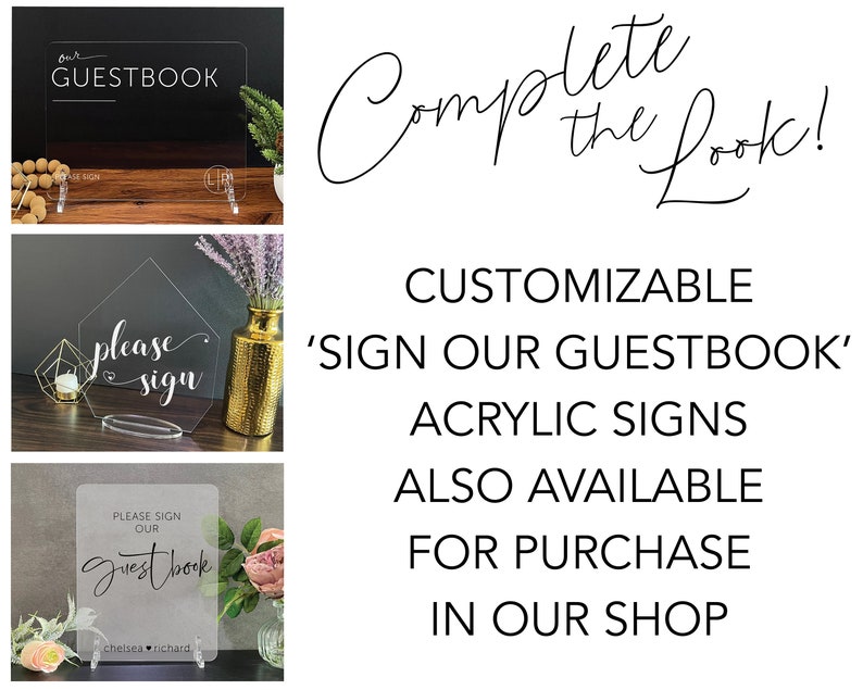 Guestbooks for weddings