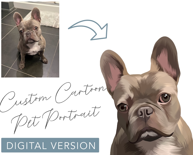 Cartoon Dog Portrait