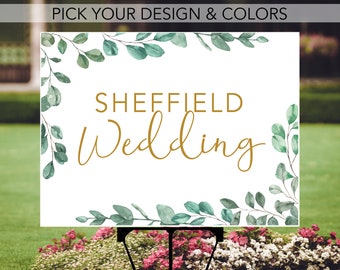 Wedding Parking Directional Sign, Wedding Parking Directions, Wedding Arrow Sign, Direction Sign, Road Sign, Event Sign, Welcome Sign