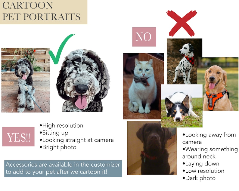 Pet portrait for bar sign