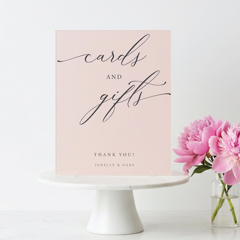 Bridal shower wedding sign