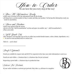 how to order wedding menu sign