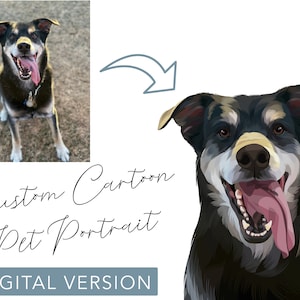 Cartoon Dog Portrait