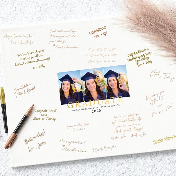 Graduation Guestbook Etsy