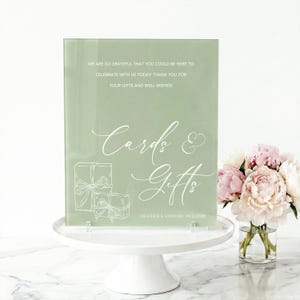 acrylic sign for reception