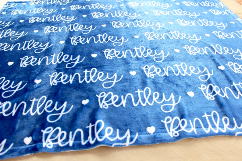 Personalized Baby Blanket Baby Name Blanket Custom Baby Etsy