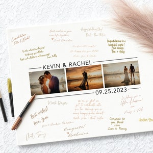 Canvas Wedding Guest Book Alternatives, Wedding Guest Book Alternative, Wedding Guestbook Alternative, Signable Wedding Guest Book Sign 2