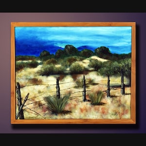 Original Landscape Painting Desert Western Wall Art Landscape Home Decor Western Landscape Canvas Artwork Hand Made Acrylic Painting 16x20