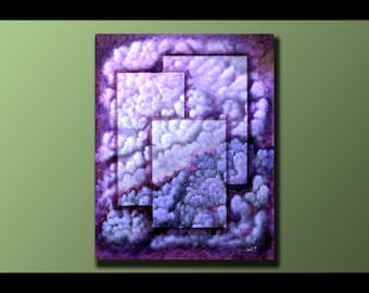 Original Painting Purple Wall Art Abstract painting Home Decor Modern Art Canvas Original Artwork Hand Made Abstract Acrylic Painting 28x22