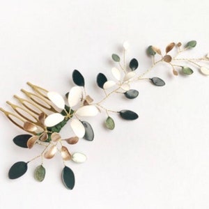 Pettine per capelli con decorazioni floreali
