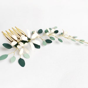 Hair comb with flower design image 4