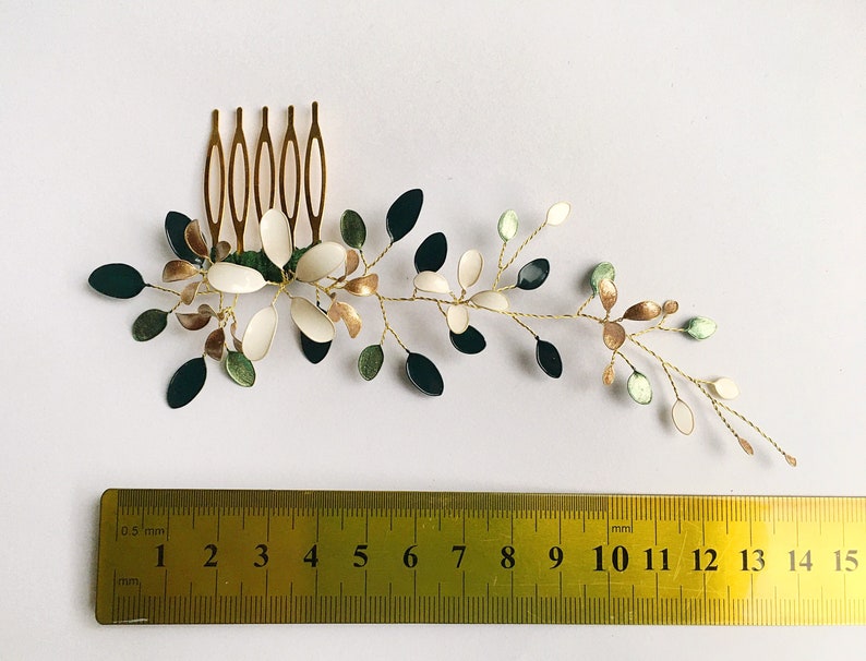 Hair comb with flower design image 6