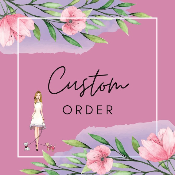 Custom Dog Dress (Sizes Made to order) - Handmade Pet Dress