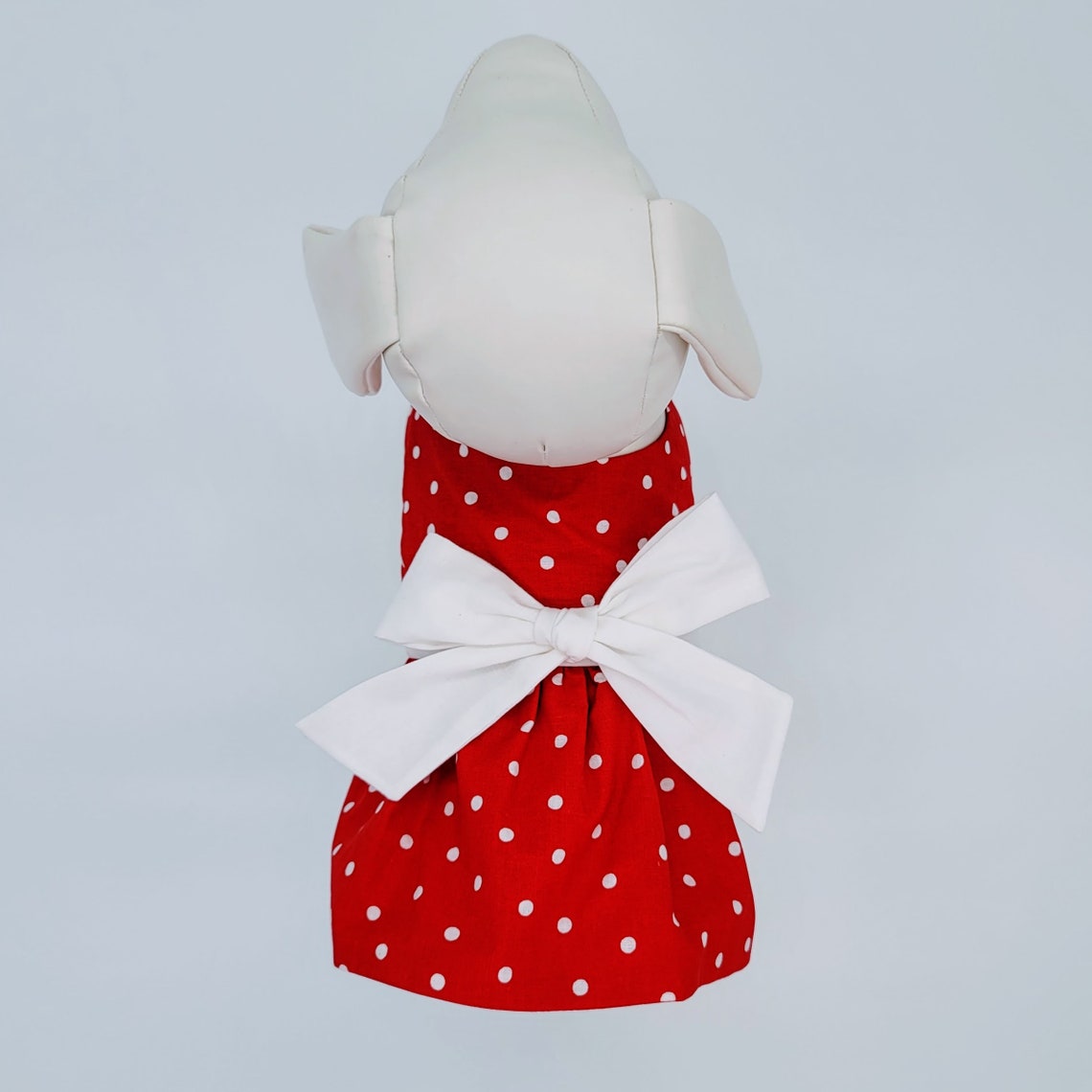 Dog Dress Red With White Polka Dots Dog Clothes Pet Clothes Etsy