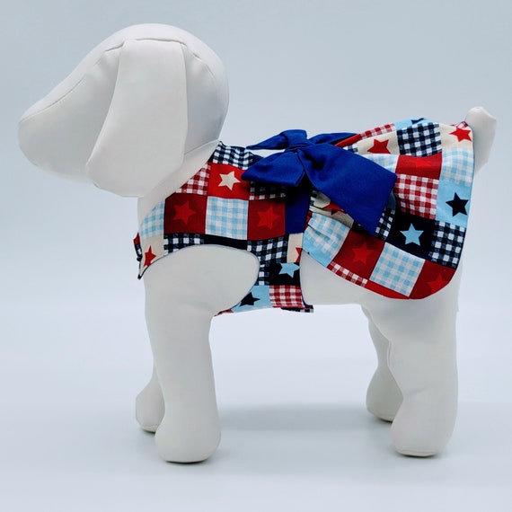 Americana Star Patchwork Dog Dress – Pet Apparel