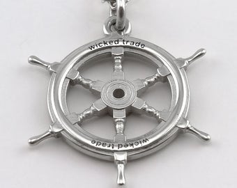 Ships Wheel Pendant