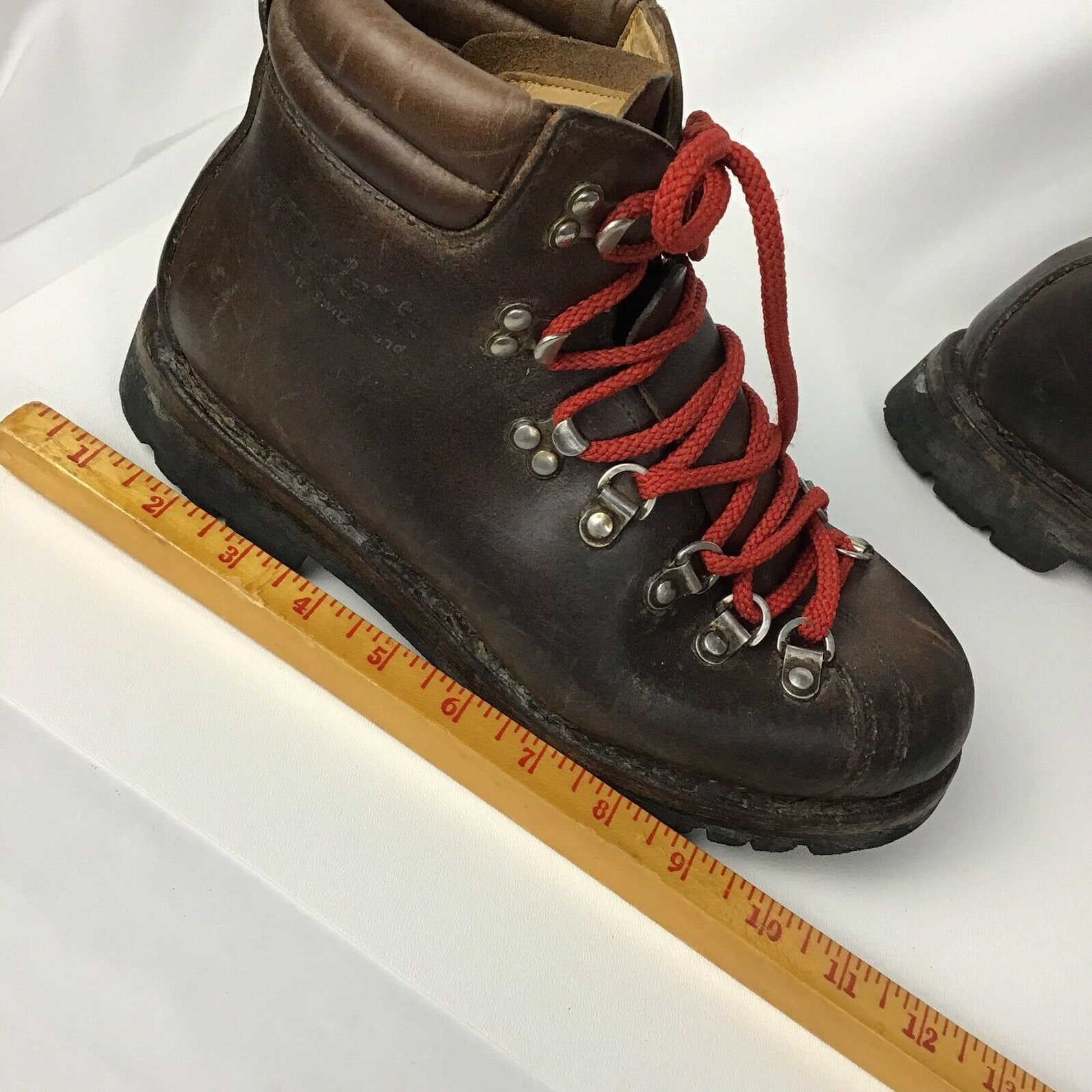Raichle Hiking Boots 6.5M EU Brown Leather Vibram Soles | Etsy