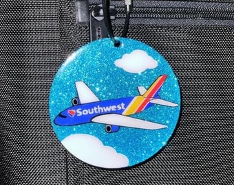 Southwest inspired luggage tag